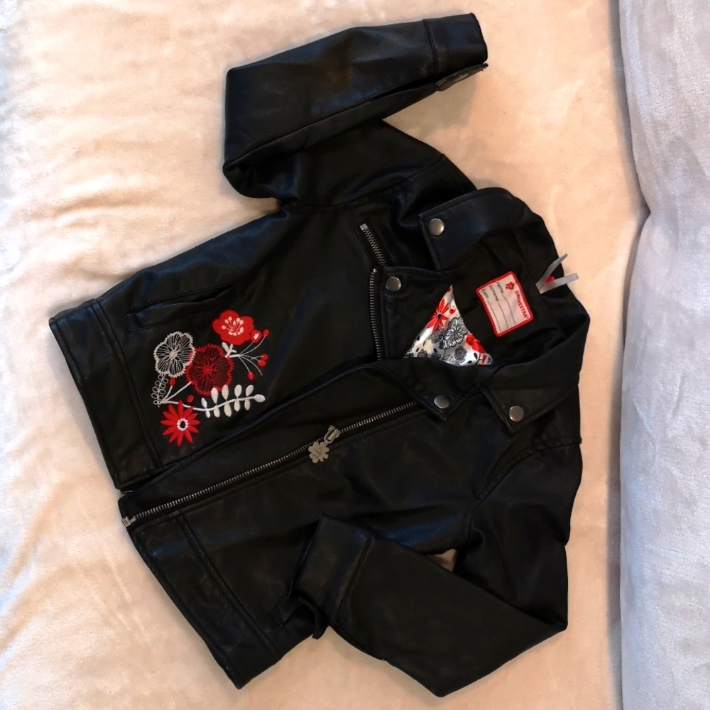 Biker-Style in imitation leather for girls, Orchestra size 6